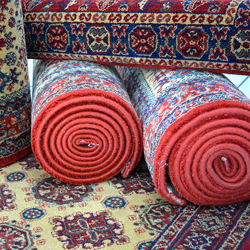 Variedad de alfombras y tapetes en Veratex, incluyendo pasillos, bajadas de cama y choapinos en Santiago de Chile